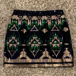 *New W/Tags* Sequin Mini Skirt